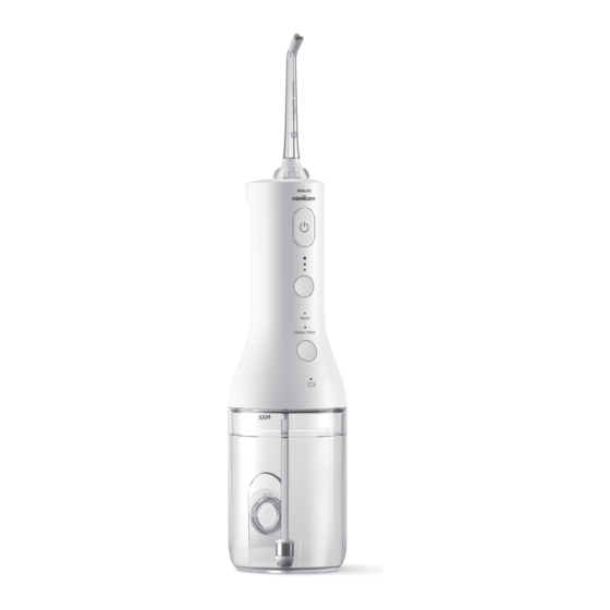 PHILIPS SONICARE CORDLESS POWER FLOSSER 3000 SERIE MANUAL DEL USUARIO