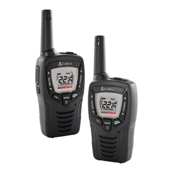 Cobra microTALK MT645VP Manual Del Usuario