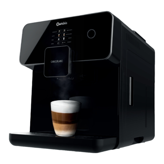 cecotec Cumbia POWER MATIC-CCINO 8000 TOUCH BIANCA Serie Manual De Instrucciones