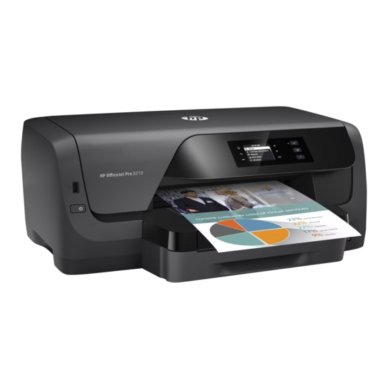 HP OfficeJet Pro 8210 Serie Manual Del Usuario