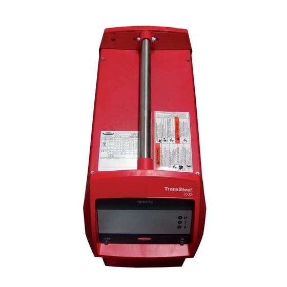 Fronius TransSteel 3500 Manual De Instrucciones