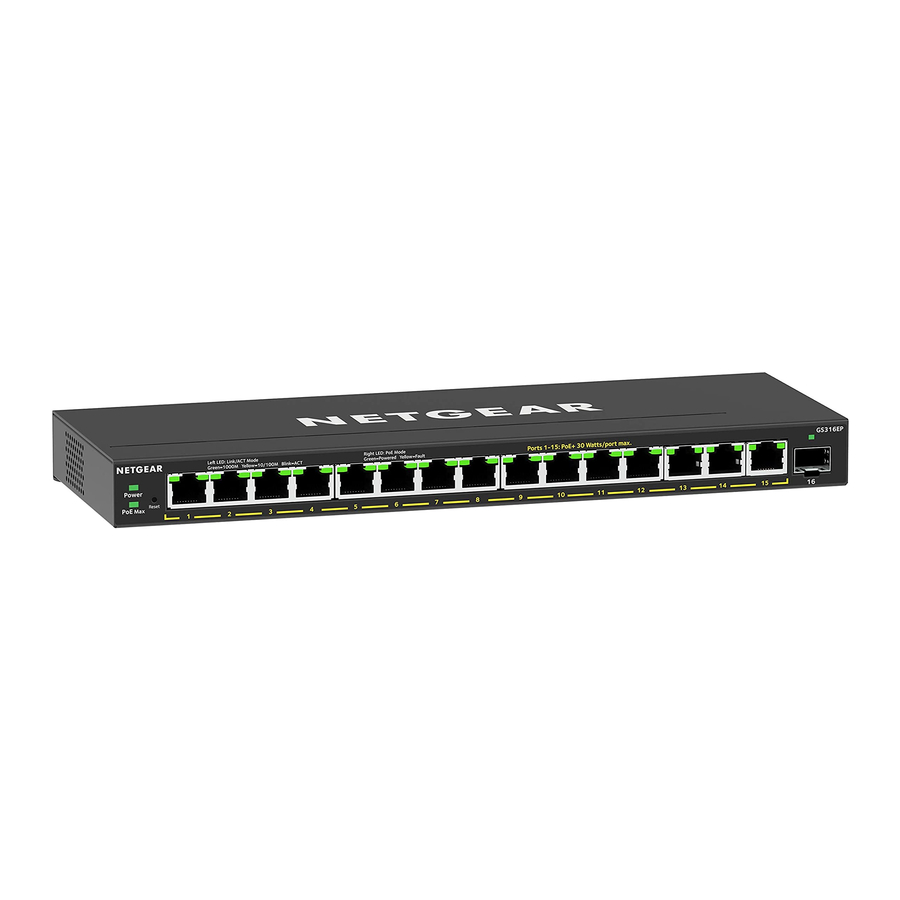 NETGEAR GS316EP, GS316EPP - Guía de Instalación del Switch Ethernet ...