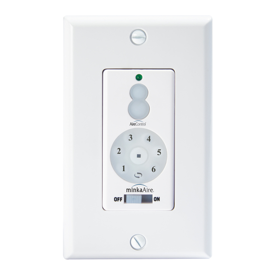 minkaAire DC Fan AireControl WC 1000 Manual De Instrucciones