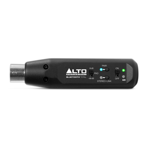 Alto Professional Bluetooth Total Guia Del Usuario