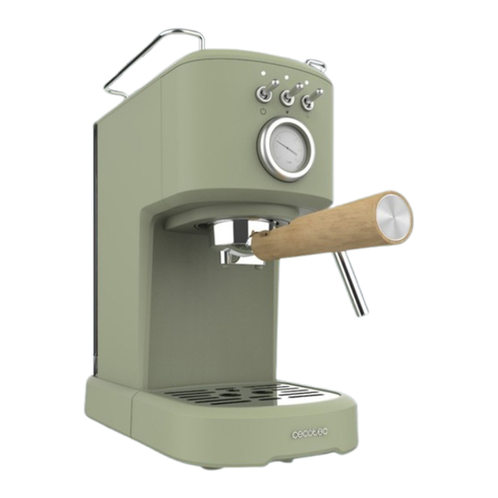 cecotec POWER ESPRESSO 20 RETRO GREEN Manual De Instrucciones