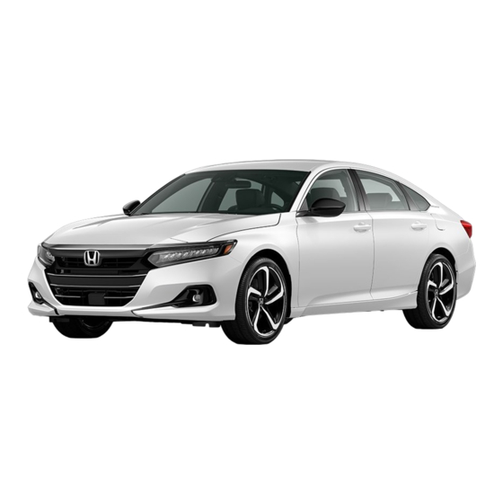 Honda Accord 2022 Manual Del Usuario