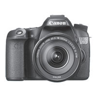 Canon EOS 70DW Instrucciones