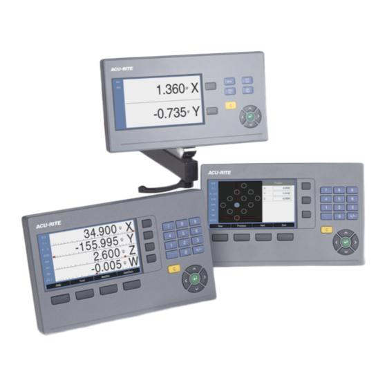 ACU-RITE DRO 100 Modo De Empleo
