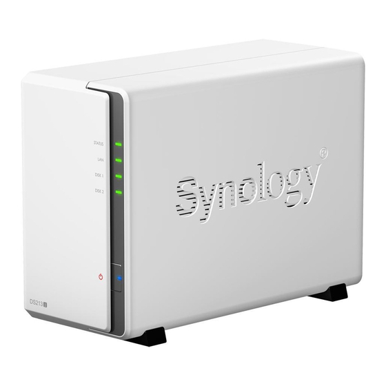 Synology DiskStation DS213j Guía De Instalación Rápida