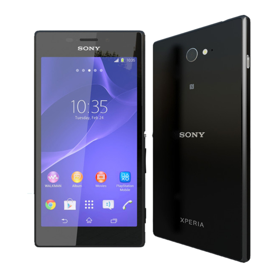 Sony Xperia M2 Aqua D2406 Guia Del Usuario