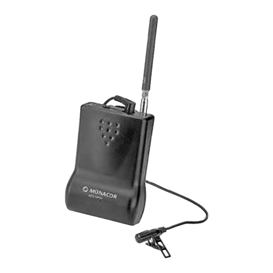 Monacor ATS-10TM Manual De Instrucciones