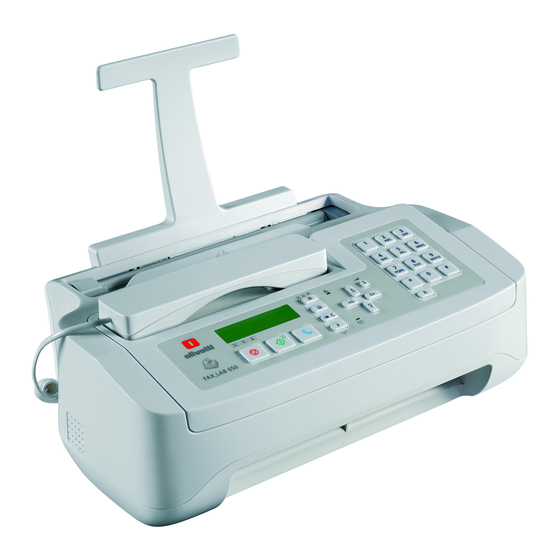 Olivetti FAX_LAB 650 Guía De Usuario
