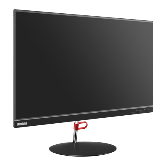 Lenovo ThinkVision X24-20 Guia Del Usuario