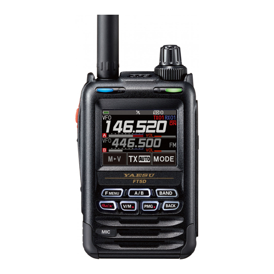 Yaesu FT5De Manual De Instrucciones