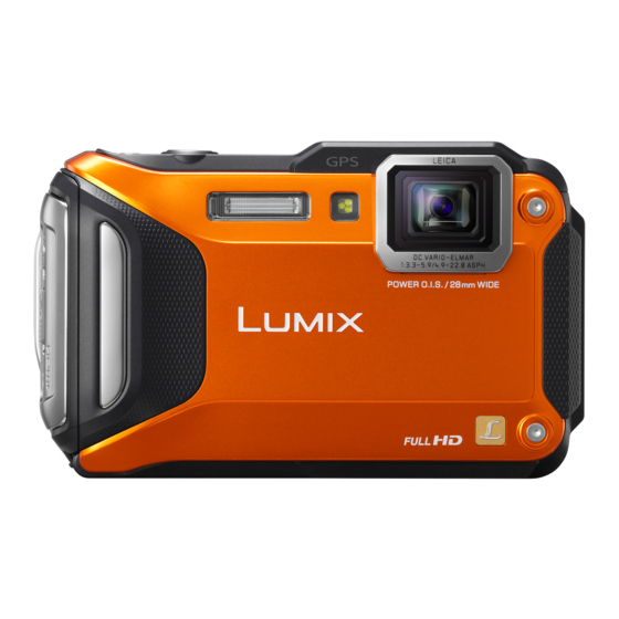 Panasonic Lumix DMC-FT5 Instrucciones De Funcionamiento