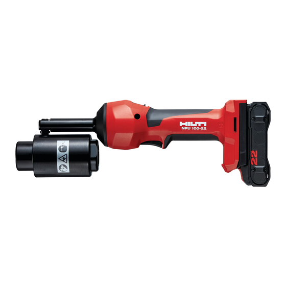 Hilti NURON NPU 100-22 Manual De Instrucciones Original