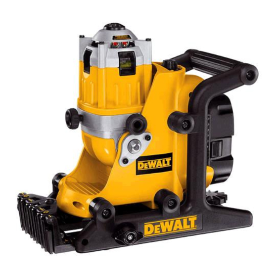 DeWalt DW073 Manual De Instrucciones