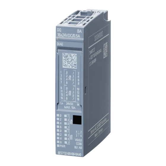 Siemens RQ 3x120VDC-230VAC/5A CO n.i. ST Manual Del Producto