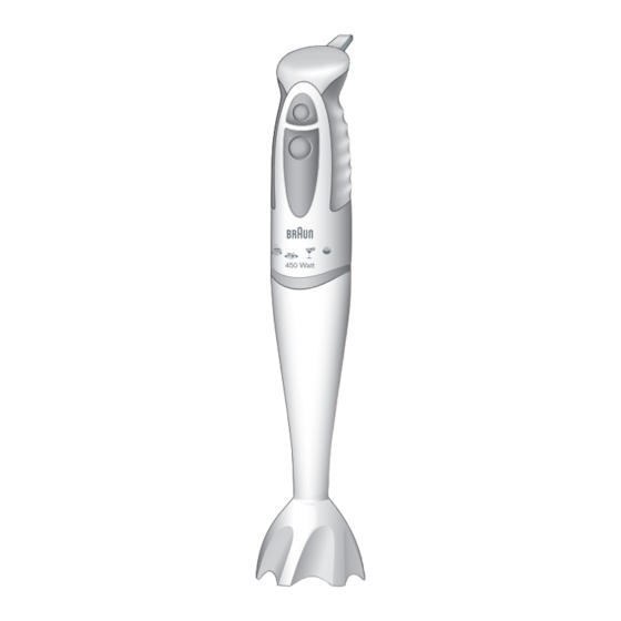 Braun Multiquick MR 4000 Manual Del Usuario