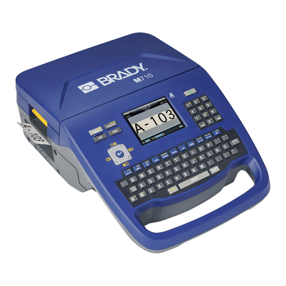 Brady M710 Manual Del Usuario
