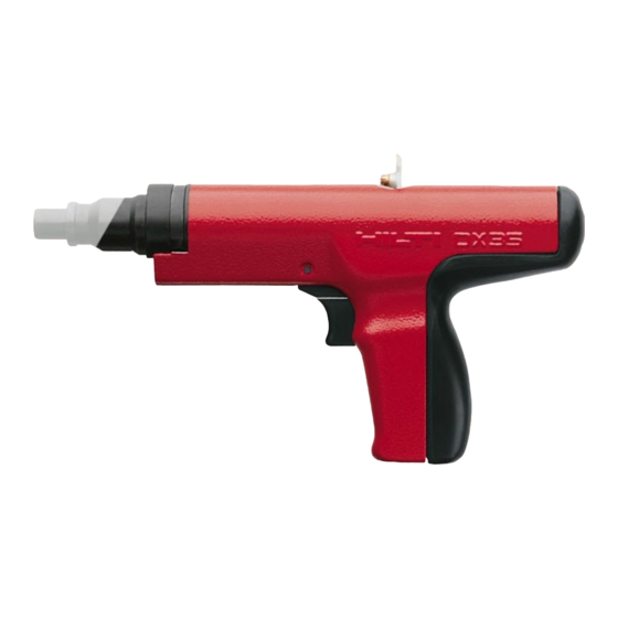 Hilti DX 35 Manual De Instrucciones