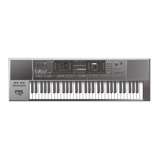 Roland E-A7 Manuales