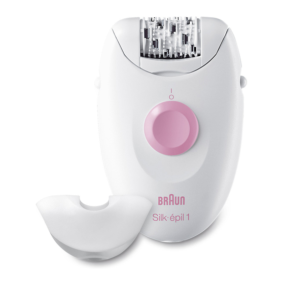 Braun Silk Epil 1 Manual Del Usuario