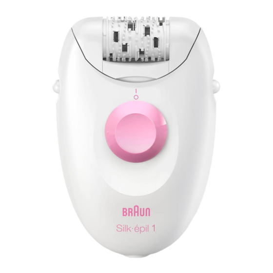 Braun Silk-epil 1 Manual Del Usuario