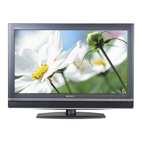 Sony BRAVIA KDL-V32XBR2 Manual De Instrucciones