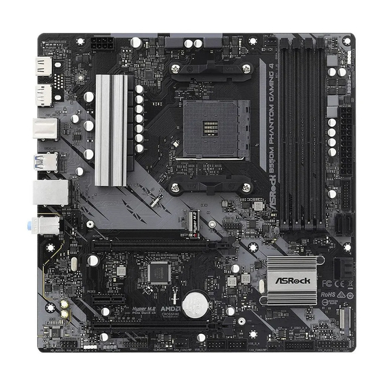 ASROCK B550M Phantom Gaming 4 Guía De Instalación Rápida