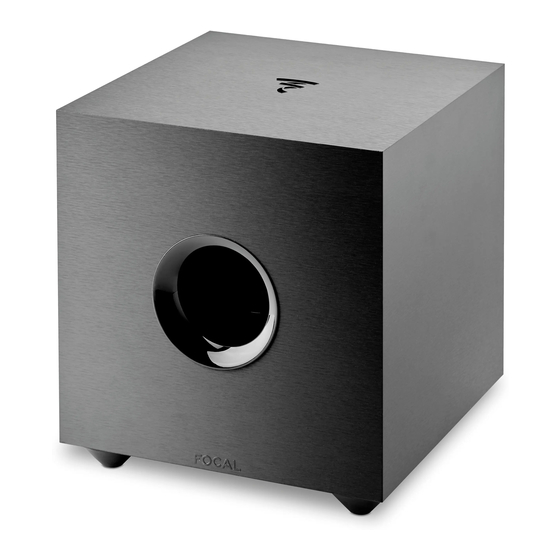 Focal CUB EVO Manuales