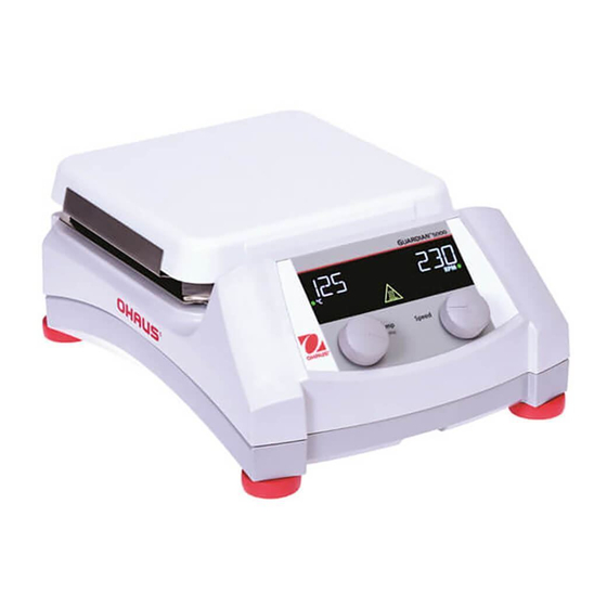 OHAUS Guardian 5000 Guia Rápido