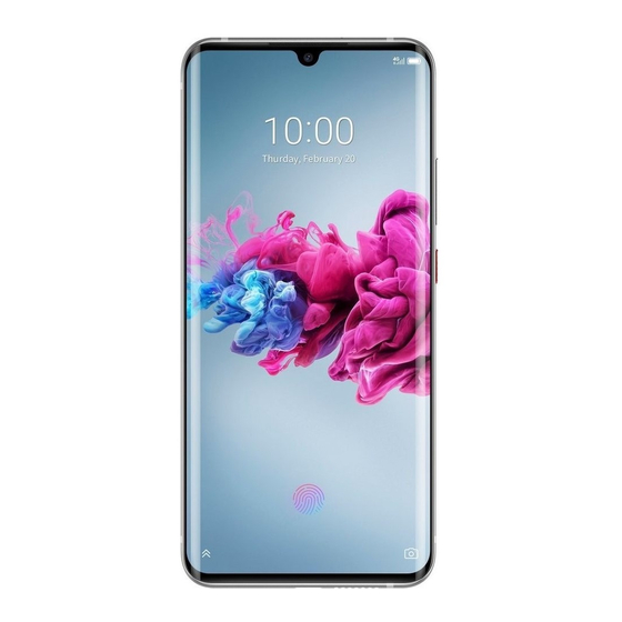 ZTE AXON 11 Manuales