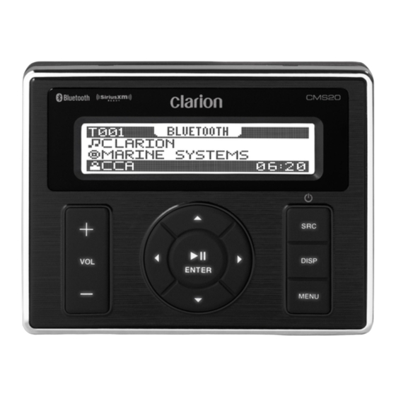 Clarion CMS20 Manuales