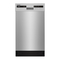 Whirlpool WDF518SAHM - Lavavajillas compacto para espacios pequeños con cuba de acero inoxidable Manual