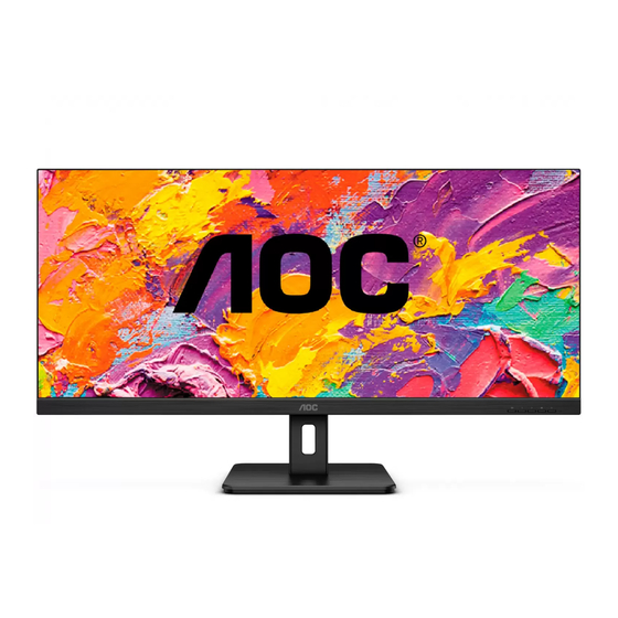 AOC U34E2M Manual Del Usuario