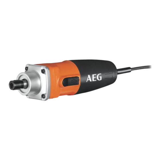 AEG GS 500 E Manual Original