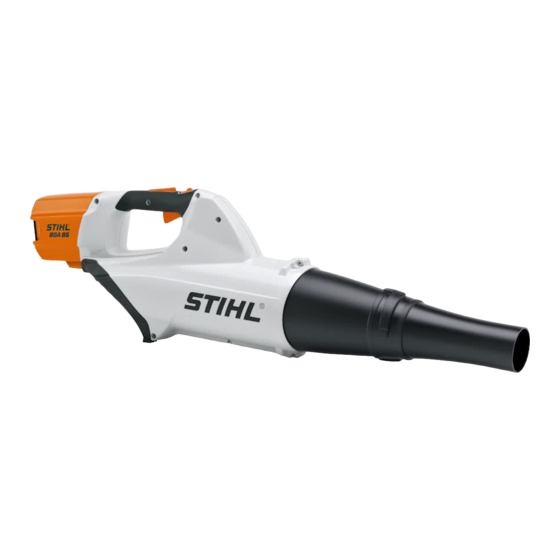 Stihl BGA 85 Manual De Instrucciones