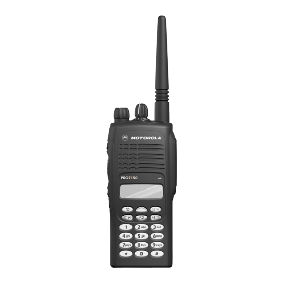 Motorola PRO7150 Guia Del Usuario