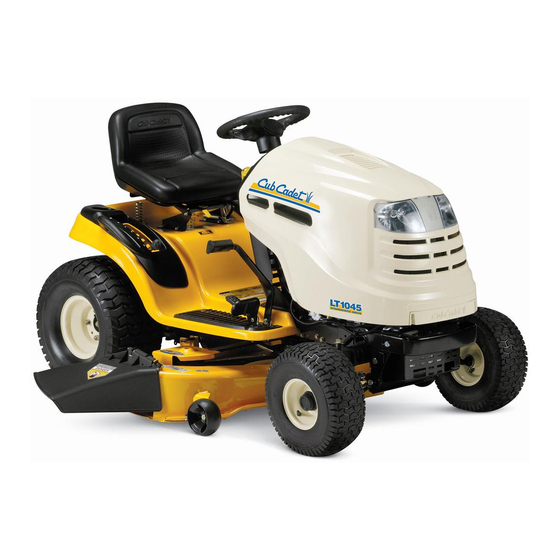 Cub Cadet LT1045 Manual Del Operador