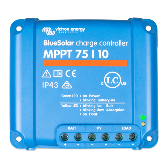 Victron energy SmartSolar MPPT 75/15 Manual De Instrucciones