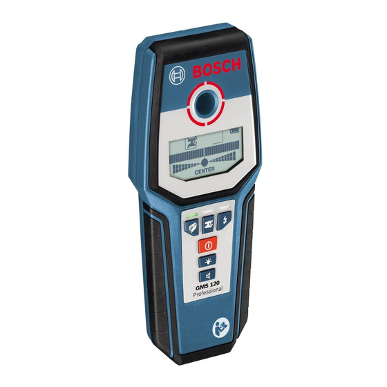 Bosch Professional GMS 120 Manual Original