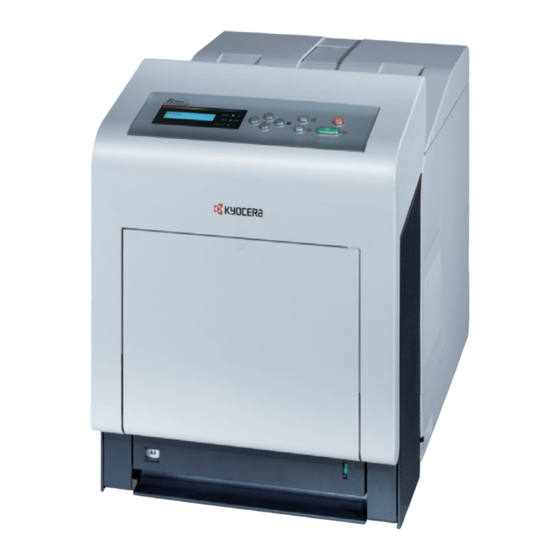 Kyocera Ecosys FS-C5100DN Guía De Instalación Rápida