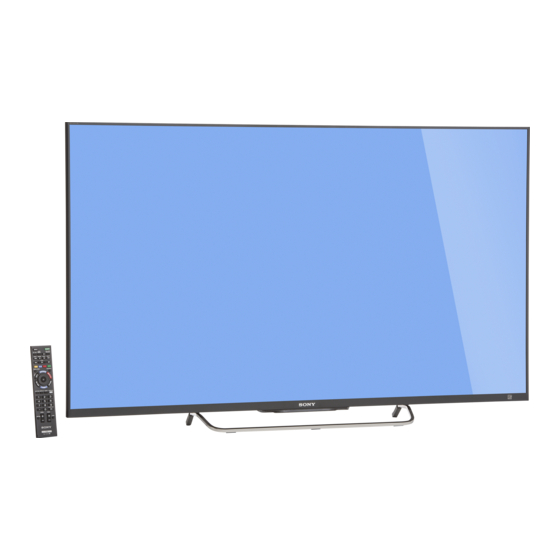 Sony BRAVIA KDL-50W807B Manual De Instrucciones