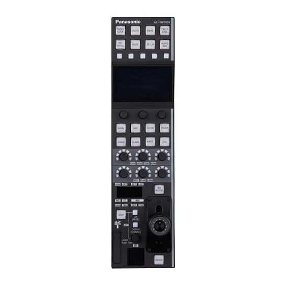 Panasonic AK-HRP1005G Manual De Instrucciones
