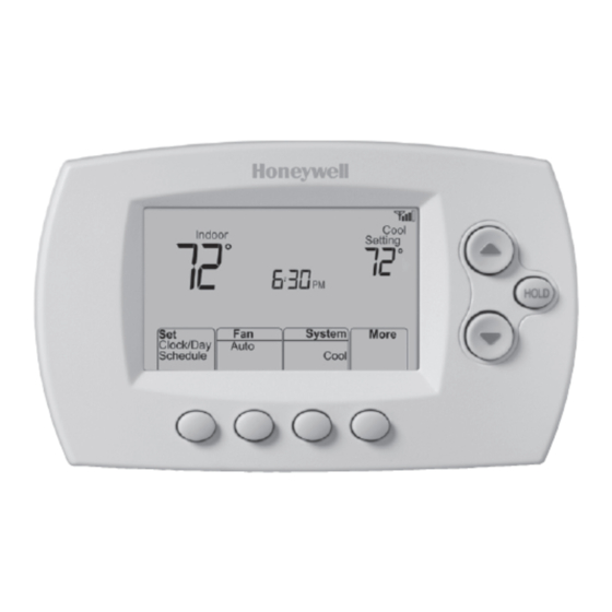 Honeywell Home RTH6500WF Manuales