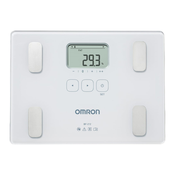Omron BF212 Manual De Instrucciones