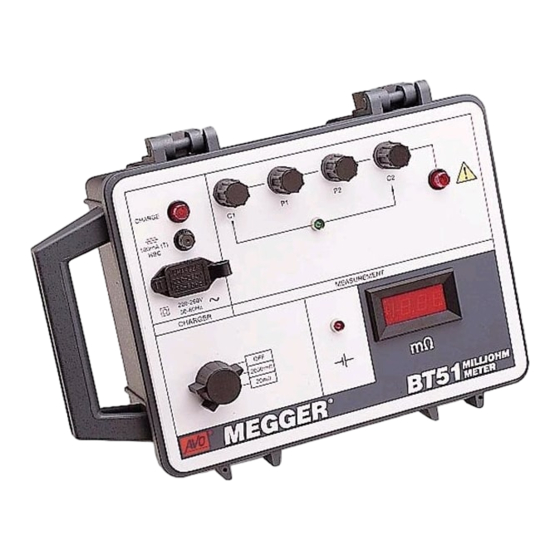 Megger BT51 Guia Del Usuario