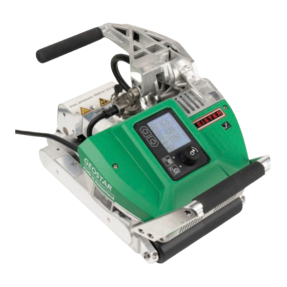 Leister GEOSTAR G5 Instrucciones De Servicio