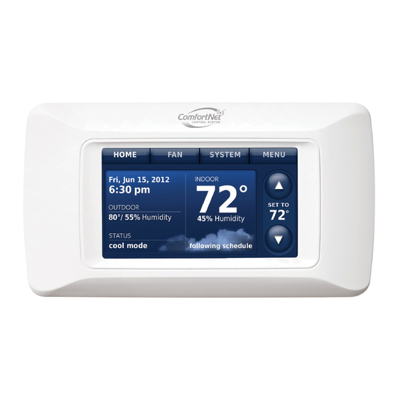 Honeywell ComfortNet CTK04 Manual De Instrucciones